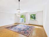 Wohnzimmer - 6 Zimmer Reihenmittelhaus zum Kaufen in Böblingen