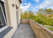 Blick vom Balkon - 2 Zimmer Etagenwohnung zum Kaufen in Leipzig