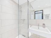 Badezimmer - Etagenwohnung mit 21,60 m² in Frankfurt am Main zur Miete