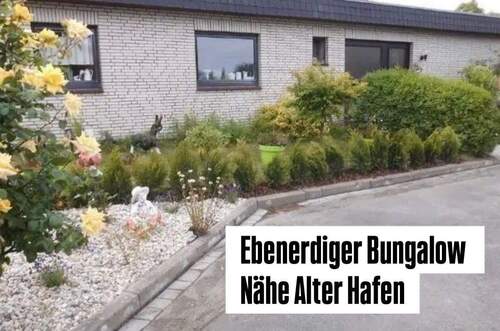 Hausansicht - Traumhafter Bungalow im Nordseeheilbad Friedrichskoog Ihre Oase der Erholung