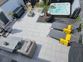 Blick auf die Terrasse.jpg - Doppelhaushälfte mit 138,00 m&sup2; in Osterhofen zum Kaufen