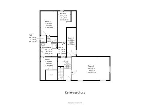 Kellergeschoss - 