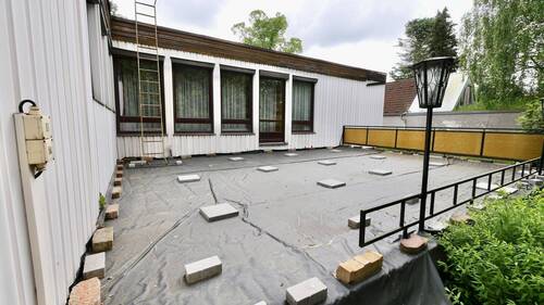 Terrasse am Haus - 