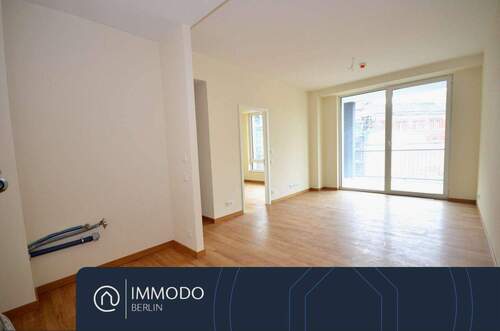 Wohnzimmer - ?? Location Location Location - Hochwertige 2 Zimmer Neubau Wohnung mit großem Balkon