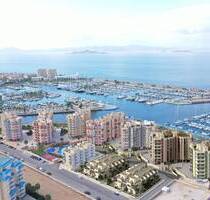 Schöne neue Meerblick-Wohnungen am Hafen von La Manga del Mar Menor - Murcia