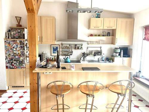 Küche-Living-Room - 3 Zimmer Etagenwohnung in Berlin