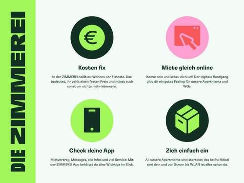 DIE ZIMMEREI: Deine Benefits - 