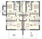 Grundriss Whg.2, EGli rot markiert - 3 Zimmer Terrassenwohnung in Stralsund