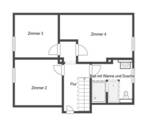 Grundriss Obergeschoss - 