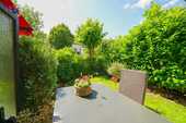 Terrasse - Singlewohnung zum Wohlfühlen in Ratingen-Ost: 2-Zimmer-Gartenwohnung mit modernem Duschbad!