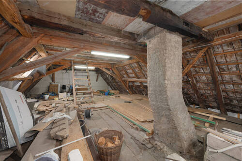 Dachstuhl unteres Geschoss - 