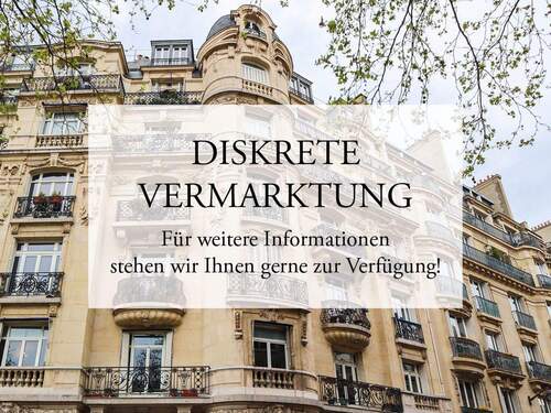 Diskrete Vermarktung - Altbauwohnung mit Charme: Kernsaniert, 3 Zimmer, Balkon, Kamin, HWR