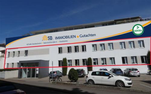 Außenansicht Büro-Praxisgebäude - Zukunftssichere Investition: Klimatisiertes, energetisch saniertes Praxishaus in top Lage