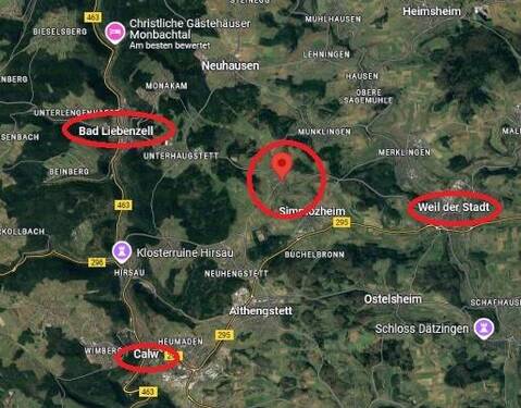 Maps.weit - 3 Zimmer Etagenwohnung zum Kaufen in Bad Liebenzell