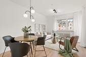 Wohnzimmer - 2 Zimmer Etagenwohnung in Ludwigshafen am Rhein