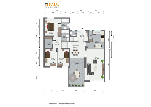 Erdgeschoss/Obergeschoss - 