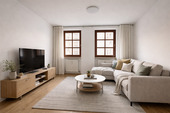 Modellbild Wohnzimmer - 2 Zimmer Etagenwohnung zur Miete in Regensburg