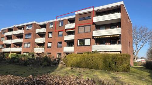 Südseite - 2 Zimmer Etagenwohnung zum Kaufen in Glinde