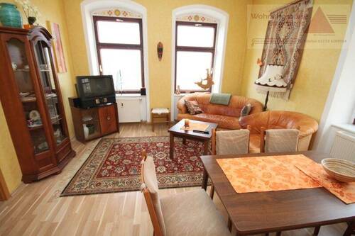 Wohnzimmer - 2 Zimmer Etagenwohnung zur Miete in Annaberg-Buchholz