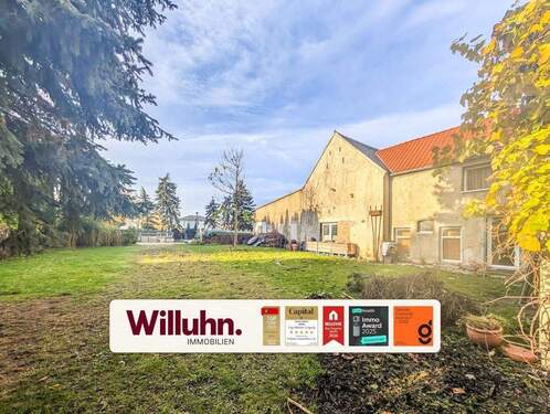 weitläufiges Grundstück - Großzügiges Anwesen mit Nebengebäuden, Bauland und viel Potenzial nahe Leipzig 