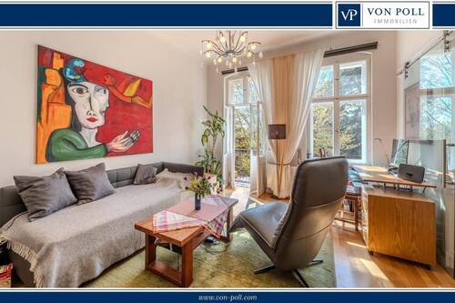Titelbild 2 - Charmante und lichtdurchflutete Zwei-Zimmer-Wohnung mit Süd-West Balkon - sofort bezugsfrei!