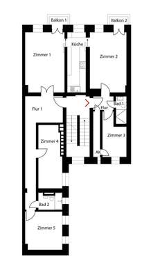 2. Obergeschoss - 