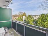 Schlafzimmerbalkon mit Blick ins Grüne - 