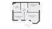 Grundriss Obergeschoss - 