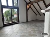Wohnzimmer - Waldtrudering: Vermietbares Dachgeschoss-Unikat, Energieklasse C, 72 m²