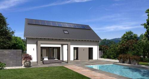 Ansicht Garten - KLASSISCHES MEHR­GE­NE­RA­TIO­NEN­HAUS MIT PRAKTISCHER AUFTEILUNG - 2 Wohneinheiten -Malervorbereitet - inkl. Grundstück