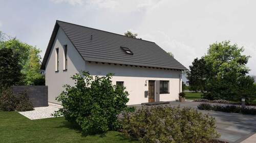 Ansicht Eingang - Mehrfamilienhaus, Wohnhaus mit 182,90 m&sup2; in Kördorf zum Kaufen