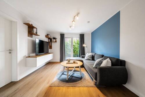 Wohnzimmer - Investition mit Ausblick - Ferienhaus in Wirdum, etabliert in der Ferienvermietung