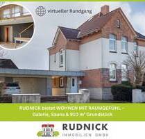 RUDNICK bietet WOHNEN MIT RAUMGEFÜHL - Galerie, Sauna & 910 m² Grundstück - Wunstorf Mesmerode