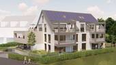 Außenansicht von Südwest - Tolle 3-Zi. Wohnung im OG - 464.400,00 EUR Kaufpreis, ca.  80,40 m² Wohnfläche