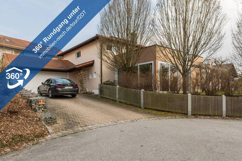 360°-Rundgang Außenansicht - Familientraum Fürstenzell: Ideales Einfamilienhaus, ruhig - Aussicht - Nähe Zentrum