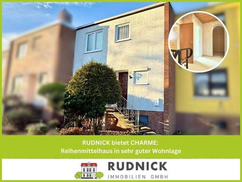 Reihenmittelhaus in sehr guter Wohnlage - RUDNICK bietet CHARME: Reihenmittelhaus in sehr guter Wohnlage