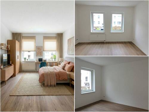 Schlafzimmer - Etagenwohnung mit 68,80 m&sup2; in Chemnitz zum Kaufen