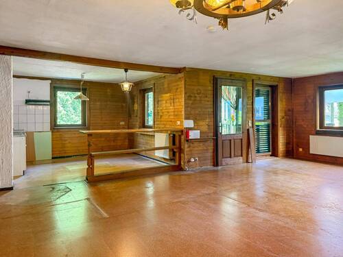 Wohn- und Küchenbereich EG - 6 Zimmer Einfamilienhaus in Bad Lobenstein