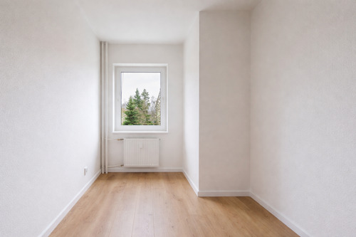 Visualisierung eines möglichen sanierten Zustands von Zimmer I - 