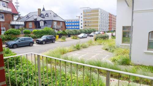 Ausblick von der Loggia - 1 Zimmer Etagenwohnung in Westerland