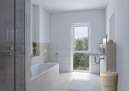 Bad - Etagenwohnung mit 107,70 m&sup2; in Coswig zur Miete