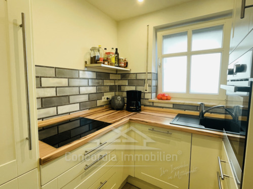 Einbauküche - 3 Zimmer Etagenwohnung zum Kaufen in Weinböhla