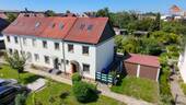Luftaufnahme 1-2 - Platz für die Familie: Reihenendhaus mit Garage und Garten in Calbe (Saale)