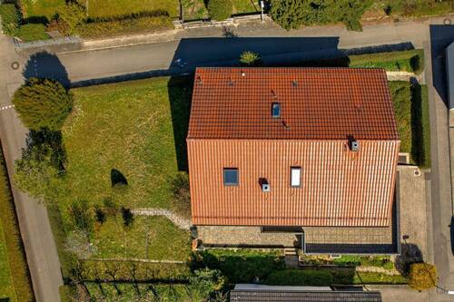 Grundstück von oben - 7 Zimmer Einfamilienhaus zum Kaufen in Gärtringen