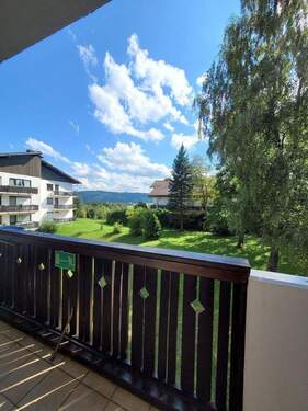 Sommerblick vom Balkon aus - 