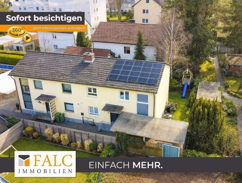 Titelbild - Wohlfühlen garantiert: Gepflegte DHH mit sonnigem Südbalkon und Garten