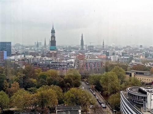 Ausblick 10.OG - Büro mit 323,00 m&sup2; in Hamburg zur Miete