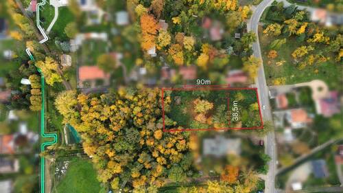 Luftbild Maße - Grundstück in Markranstädt