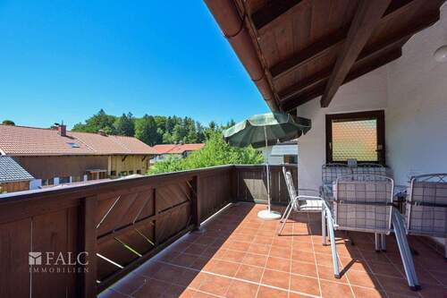 Balkon Blick West - 