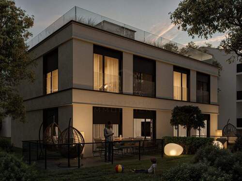 3D Modell hinten Ansicht Nord - Grundstück in Rostock zum Kaufen